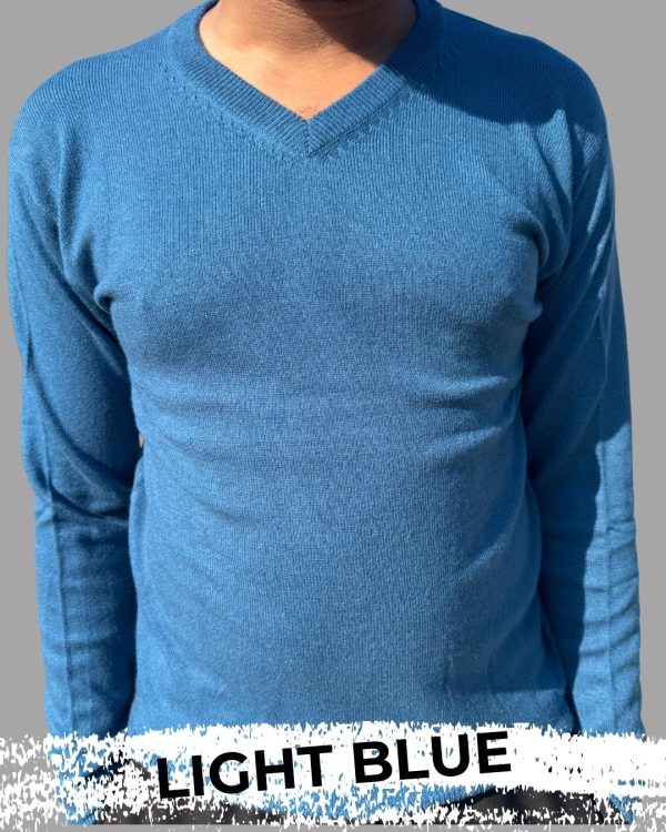 light blue Cashmere Sweater